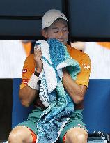 Tennis: Nishikori at Australian Open