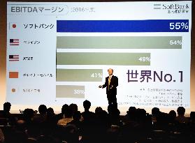 SoftBank posts record 1.4 tril. yen net profit in FY 2016