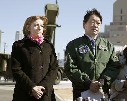 Japanese-French defense ministers meeting