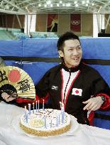 Japan's speed skating medal hopeful Kato celebrates birthday