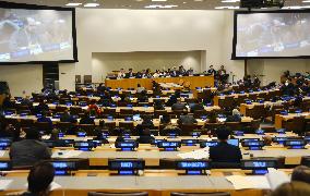 Nuke ban treaty prep meeting held at U.N.