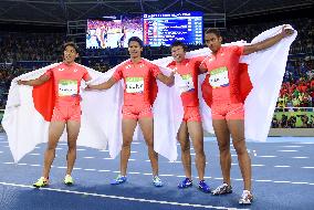 Olympics: Japan wins 4x100 relay silver