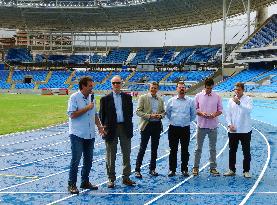 Renovated Olympic Stadium unveiled in Rio