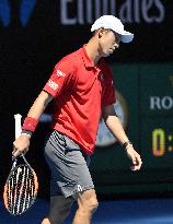 Nishikori faces off against Kuznetsov in Australian Open