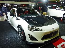 Toyota's prototype sports car displayed