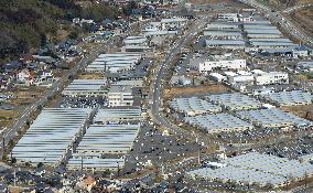 Many disaster evacuees remain housed in makeshift homes in northeast Japan