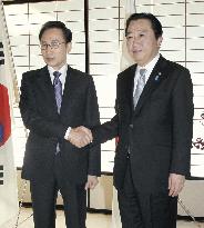 Japan PM Noda, S. Korean Pres. Lee meet in Kyoto