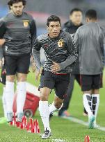 Guangzhou Evergrande train on eve of Club World Cup semifinal