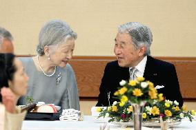 Japanese Emperor Akihito turns 82