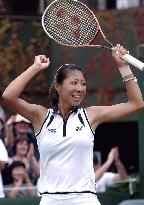 Asagoe through to women's singles 4th round at Wimbledon