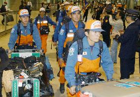 Japan's relief team back from Pakistan