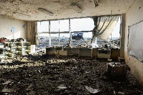 Tsunami-ravaged school in Sendai