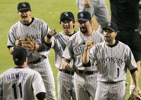 Rockies beat Diamondbacks in National League Championship Series