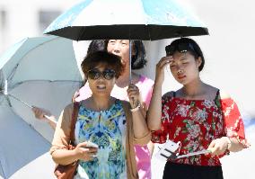 Heat wave continues in Japan