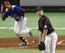 Japan, Puerto Rico play in warm-up for Premier 12 baseball tournament