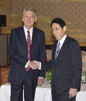 Japan, Britain vow cooperation to ensure rule of law in Asia