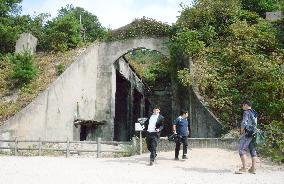 Japan army's poison gas storage site remains on west Japan island
