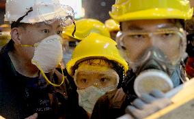 Pro-democracy protests in H.K.