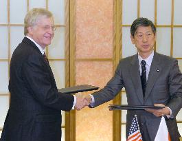 Japan, U.S. sign new burden-sharing agreement with moderate cut