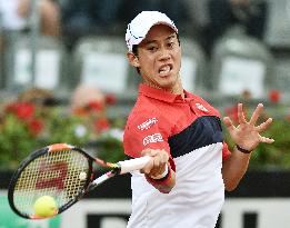 Nishikori books quarterfinal match against Djokovic in Rome