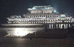 Night scene of Pyongyang