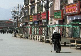 Lhasa calm on riot anniversary but tension persists