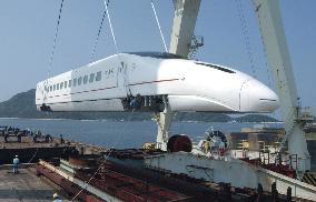 Kyushu Shinkansen train cars to be shipped to Kagoshima
