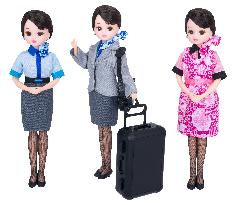 ANA unveils 'Licca-chan' doll in new uniforms