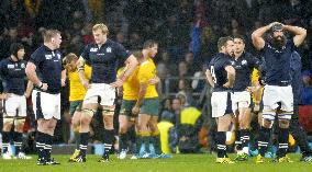 Rugby: Australia edge Scotland on last minute penalty