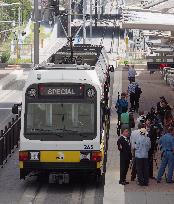 Japanese light rail cars aid U.S. public transportation boom