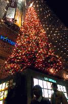 Christmas tree put up in Osaka