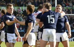 Rugby: Scotland top U.S. to head Japan's pool at RWC