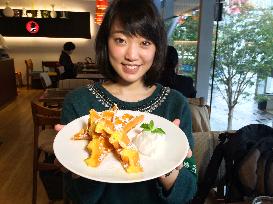 French waffle among popular 'hybrid' cakes at Tokyo Station