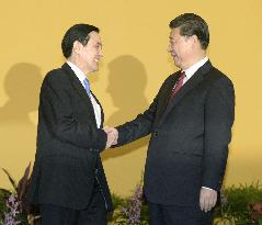 China's Xi, Taiwan's Ma hold historic talks in Singapore