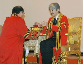 Japan's Prince Akishino awarded honorary degree in Thailand