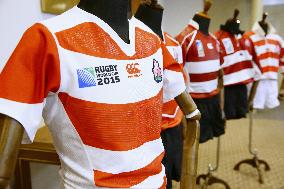 New jersey for Japan national rugby team unveiled