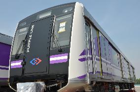 Japanese trains for Thailand's Purple Line delivered