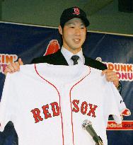 Japanese pitcher Tazawa signs 3-year majors deal with Red Sox