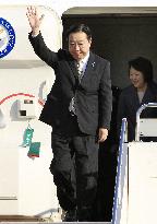 PM Noda returns from India
