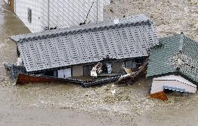 Downpours cause massive floods in eastern Japan