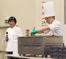 Japanese patissier introduces creation at Milan Expo