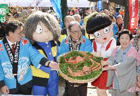 Cartoon characters to dedicate crabs to 'specter shrine'