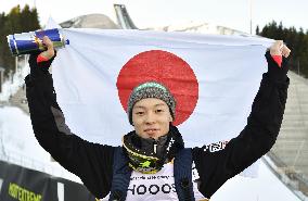Ski jumping: Kobayashi takes World Cup overall title