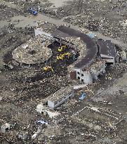 Tsunami-devastated Okawa Elementary School