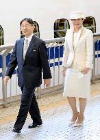 Ise shrine visit by Japan emperor