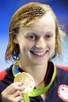 Ledecky wins gold medal in 400-meter free style