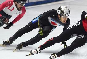 Short track speed skating in Budapest