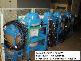 Ventilating device at Fukushima Daiichi plant