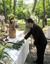 Victims of Hanaoka Incident mourned