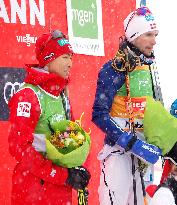 Nordic combined skier Akito Watabe